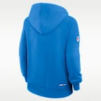 Los Angeles Chargers Sideline Standard Issue Women's Nike Dri-FIT NFL Pullover Hoodie
