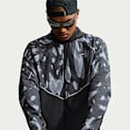 Nike Miler Men's Repel UV Protection Printed Running Jacket