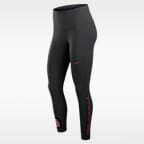 Leggings universitarios de tiro alto de 7/8 Nike Dri-FIT para mujer Oklahoma Zenvy