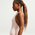 Fato de banho com decote largo Nike Swim Effortless Essential para mulher