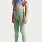 Nike One Older Kids' (Girls') Dri-FIT High-Waisted Leggings