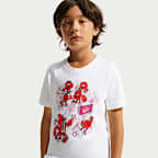 Playera para niños talla grande Nike Sportswear