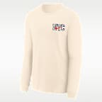 Playera de manga larga para niños talla grande New York Knicks Essential City Edition