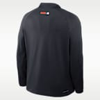 Detroit Tigers Authentic Collection Men's Nike Dri-FIT MLB 1/2-Zip Long-Sleeve Top