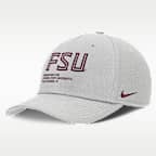 Gorra universitaria Nike ajustable para hombre Florida State On-Field Primetime Rise
