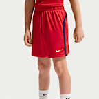 Conjunto de jersey y shorts Dri-FIT para niños talla pequeña Nike Sportswear Goal Mode