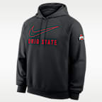 Sudadera con gorro sin cierre universitaria Nike Dri-FIT para hombre Ohio State Premium Performance