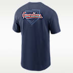 Playera Nike de la MLB para hombre Cleveland Guardians 2-Hit