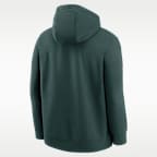 Sudadera con gorro sin cierre universitaria Nike para hombre Michigan State Arch