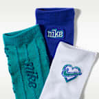 Nike Juxta-Girl Kids' Crew Socks (3 Pairs)