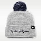 Gorro con dobladillo universitario Nike para hombre West Virginia Peak