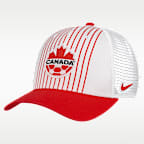 Canada Rise Nike Soccer Structured Adjustable Trucker Cap
