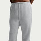 Pants de tiro alto oversized con dobladillo para mujer Nike Studio Fleece Medium Weight