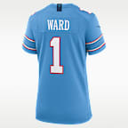 Jersey Nike de la NFL Game para mujer Cameron Ward Tennessee Titans