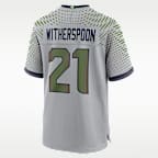 Jersey Nike de la NFL Game para hombre Devon Witherspoon Seattle Seahawks Rivalries Collection