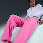 Pants de entrenamiento oversized de tiro alto para mujer Nike Sportswear Phoenix Fleece