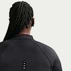 Nike Swift Dri-FIT UV løpeoverdel med kvart glidelås til dame (Plus Size)