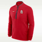 St. Louis Cardinals Victory Men's Nike Dri-FIT MLB 1/2-Zip Long-Sleeve Top