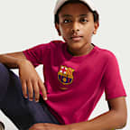 F.C. Barcelona Older Kids' Nike Football T-Shirt