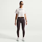 나이키 스위프트  드라이 핏 반팔 크롭 러닝 티셔츠