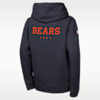 Chicago Bears Rivalries Collection Sideline Club Big Kids' Nike NFL Pullover Hoodie