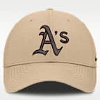 Gorra Nike Dri-FIT de la MLB ajustable para hombre Athletics Club