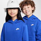 Sudadera con gorro sin cierre para niños talla grande Nike Sportswear Club Fleece