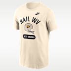 West Virginia Legacy Arch Helmet Men's Nike College T-Shirt