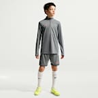 Haut d'entraînement de foot à manches longues et 1/4 de zip Dri-FIT Nike Academy pour ado