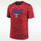 Dominican Republic National Baseball Team 2026 World Baseball Classic Velocity Men's Nike Dri-FIT T-Shirt