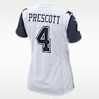 NFL Dallas Cowboys (Dak Prescott) Women's Game Football Jersey