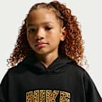 Nike Sportswear Studio Big Kids' (Girls') Oversized Fleece Pullover Hoodie