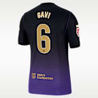 Gavi Barcelona 2026/27 Match Away Kobe Men's Nike Aero-FIT Soccer Jersey