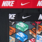 Ropa interior estampada Dri-FIT para niños talla grande (paquete de 2) Nike