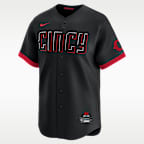 Jersey Nike Dri-FIT ADV de la MLB Limited para hombre Barry Larkin Cincinnati Reds City Connect