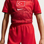 Tredelat fotbollsställ Nike Replica Turkiet 2026 för barn