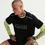 Haut de running d'hiver à protection UV Dri-FIT Nike Miler pour homme