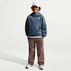 Sudadera con gorro oversized para niños talla grande Nike Sportswear Club Fleece