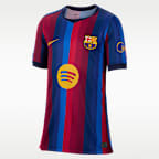 Pedri FC Barcelona 2026/27 Stadium Home Big Kids' Nike Dri-FIT Soccer Jersey