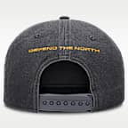 Gorra ajustable Nike de la NFL para hombre Minnesota Vikings Primetime Pro