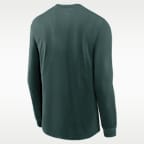 Michigan State Legacy Arched Logo Men's Nike College Long-Sleeve T-Shirt