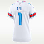 Tank Dell Houston Texans Rivalries Collection Women's Nike NFL Game Jersey