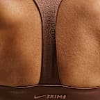 NikeSKIMS Satin Shine Sport-BH mit tiefem Ausschnitt