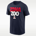 Playera universitaria Nike para hombre Arizona Campus Local Madness