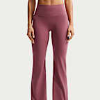 Nike Zenvy Women's High-Waisted Flared Leggings with No Front Seam