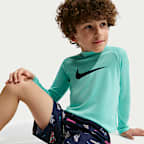 Nike Swim Little Kids' (Boys') Long Sleeve Top & Short Set