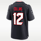 Nico Collins Houston Texans 25th Season Men's Nike NFL Game Jersey