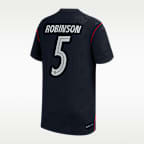Jersey de futbol Nike Aero-FIT de Antonee Robinson del USMNT visitante 2026 Match para niños talla grande