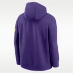 LSU Sideline Club Men's Nike College Pullover Hoodie