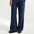 Nike Studio Fleece Medium Weight Women's Mid-Rise Wide-Leg Pants